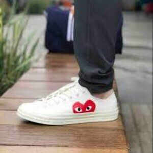 NWT Play Comme Des Garçons Man Shoes Size 10